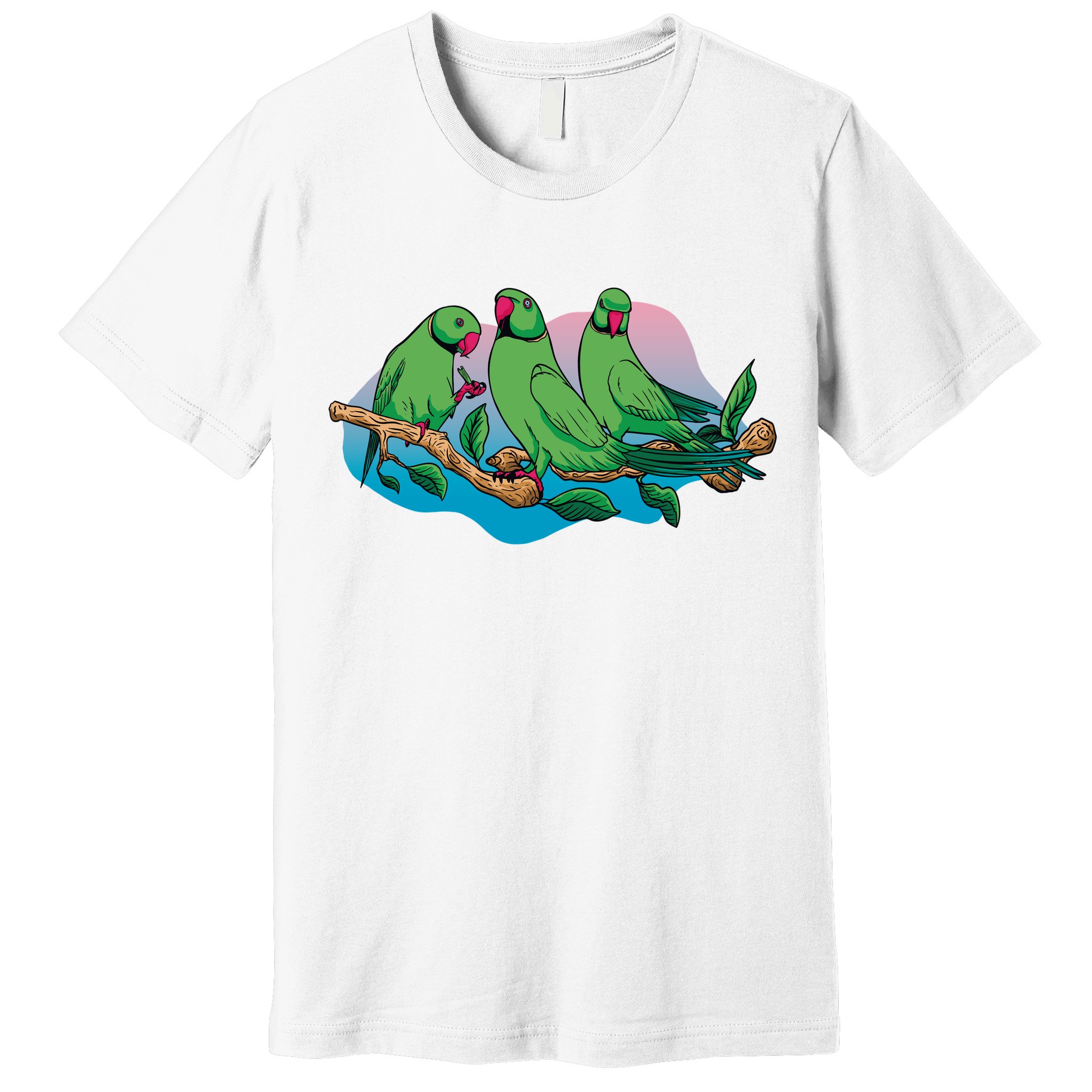 Three Parrots Premium T-Shirt