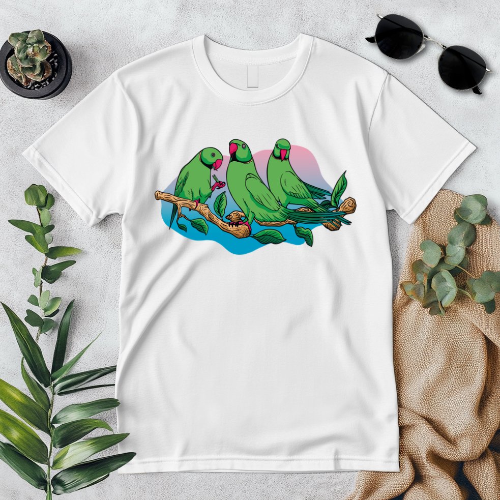 Three Parrots Premium T-Shirt