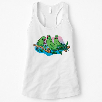 Three Parrots Womens Tank Top
