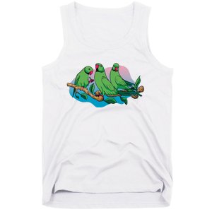 Three Parrots Tank Top