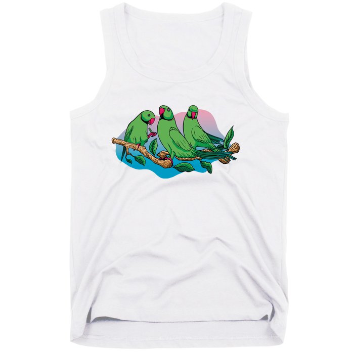 Three Parrots Tank Top