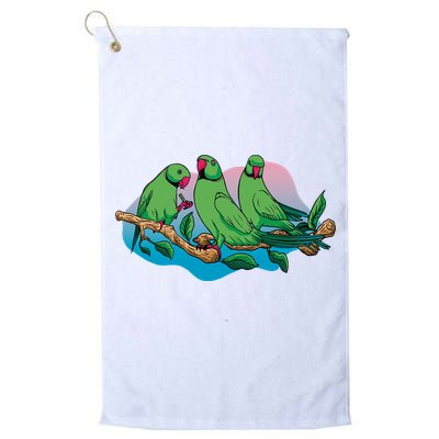 Three Parrots Golf Towel