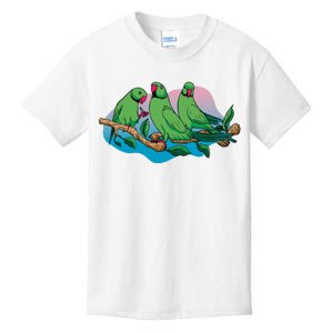 Three Parrots Kids T-Shirt