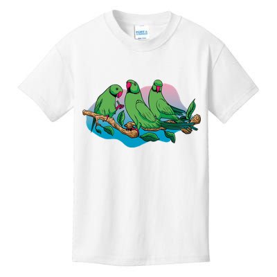 Three Parrots Kids T-Shirt