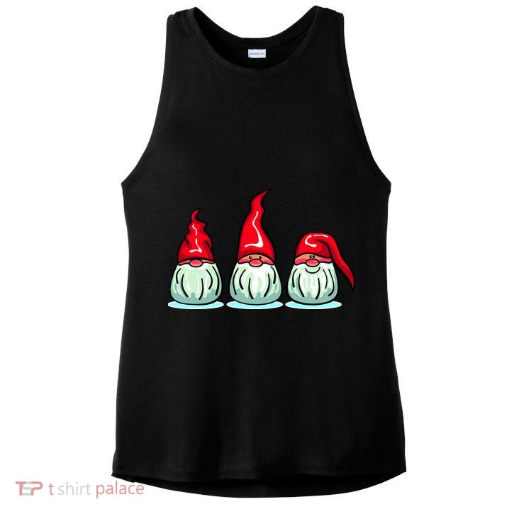 Three Santa Gnomes Ladies PosiCharge Tri-Blend Wicking Tank