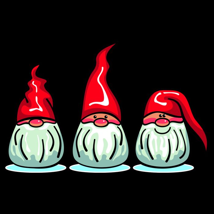 Three Santa Gnomes Cooling Performance Crew T-Shirt