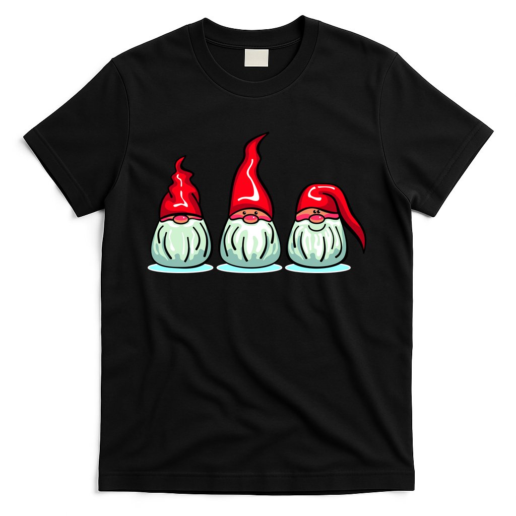Three Santa Gnomes T-Shirt