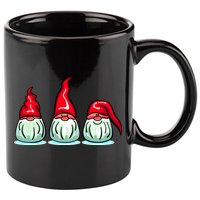 Three Santa Gnomes 11oz C Handle Ceramic Mug