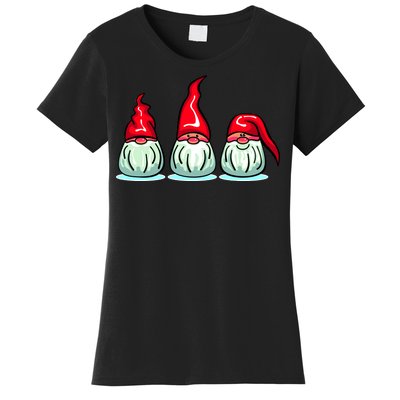 Three Santa Gnomes Women's T-Shirt