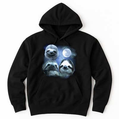 Three Sloths In Space Hoodie