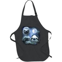 Three Sloths In Space Apron