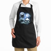 Three Sloths In Space Apron