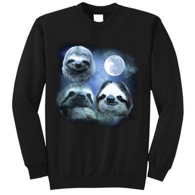 Three Sloths In Space Sweatshirt