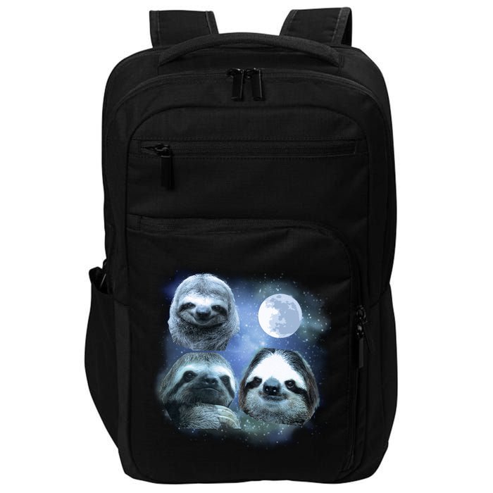 Three Sloths In Space Impact Tech Backpack