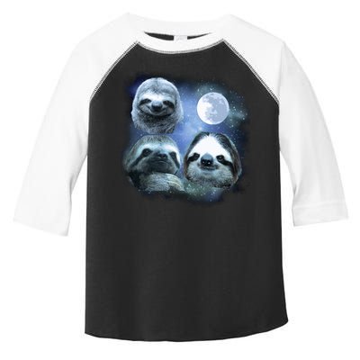 Three Sloths In Space Toddler Fine Jersey T-Shirt