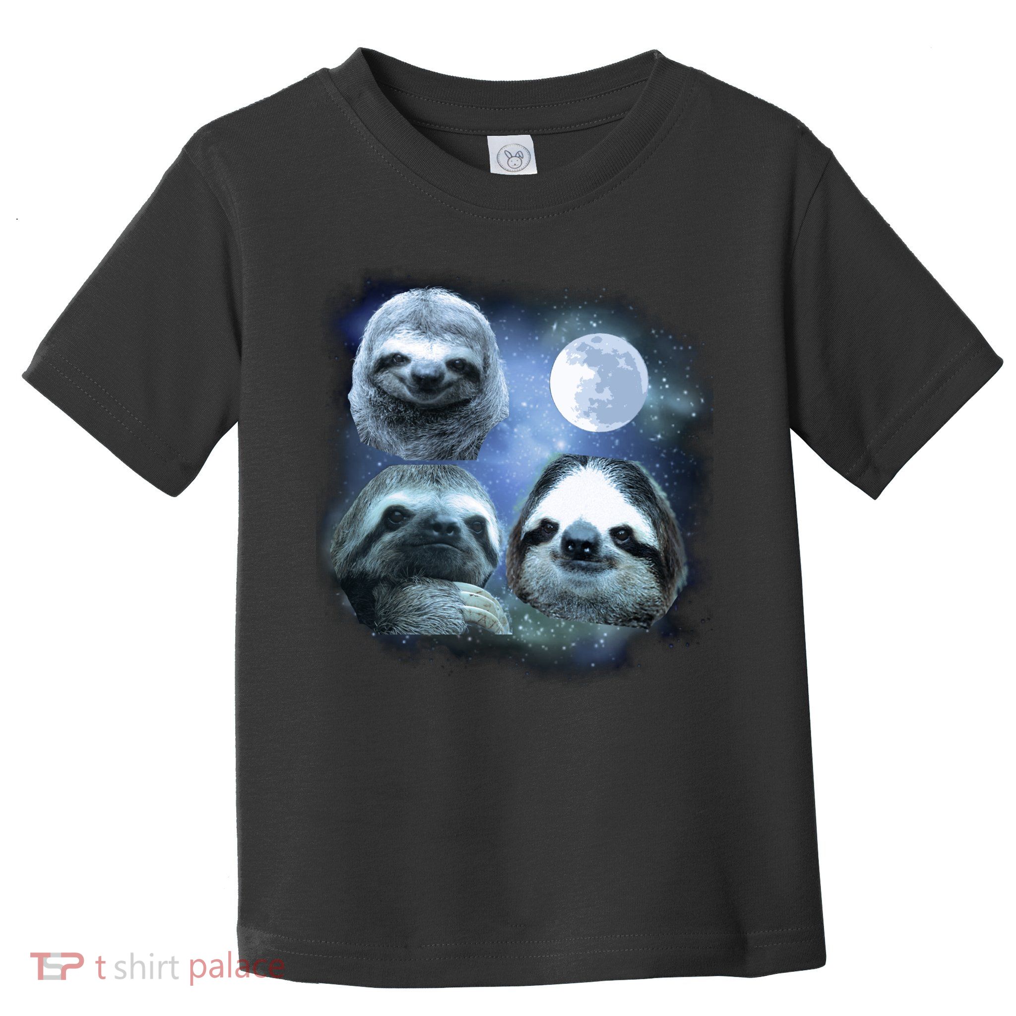 Three Sloths In Space Toddler T-Shirt
