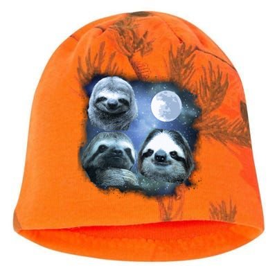 Three Sloths In Space Kati - Camo Knit Beanie