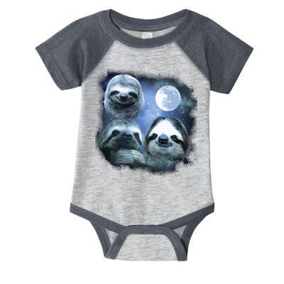 Three Sloths In Space Infant Baby Jersey Bodysuit