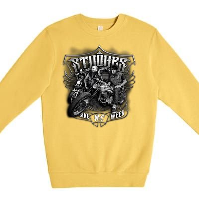 Three Stooges - Bike Week Premium Crewneck Sweatshirt