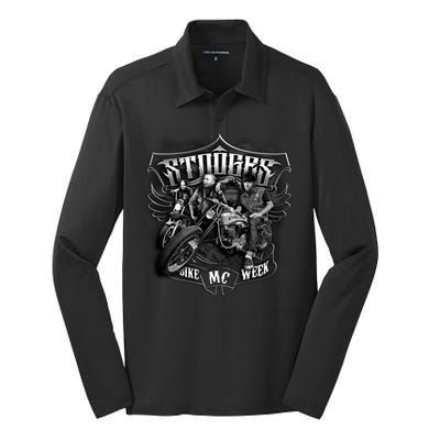 Three Stooges - Bike Week Silk Touch Performance Long Sleeve Polo