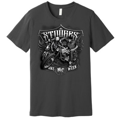 Three Stooges - Bike Week Premium T-Shirt