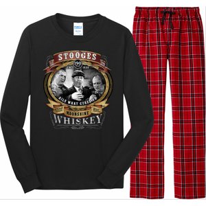 Three Stooges Moonshine Whiskey Long Sleeve Pajama Set