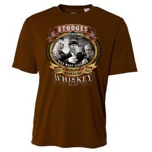 Three Stooges Moonshine Whiskey Cooling Performance Crew T-Shirt