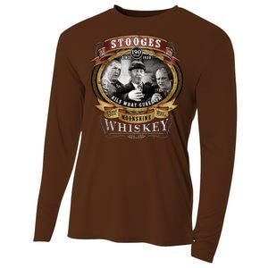 Three Stooges Moonshine Whiskey Cooling Performance Long Sleeve Crew