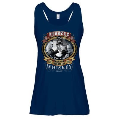 Three Stooges Moonshine Whiskey Ladies Essential Flowy Tank