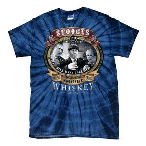 Three Stooges Moonshine Whiskey Tie-Dye T-Shirt