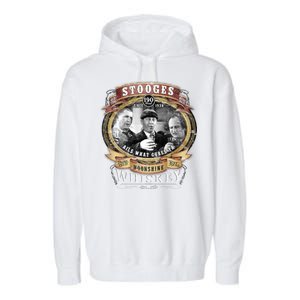 Three Stooges Moonshine Whiskey Garment-Dyed Fleece Hoodie