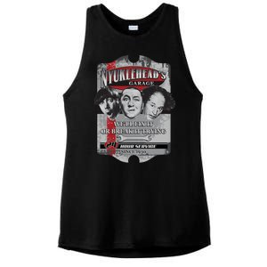 Three Stooges NYUKLEHEAD'S GARAGE  Ladies PosiCharge Tri-Blend Wicking Tank