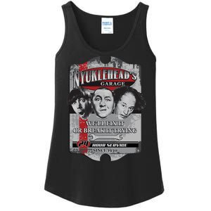 Three Stooges NYUKLEHEAD'S GARAGE  Ladies Essential Tank