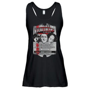 Three Stooges NYUKLEHEAD'S GARAGE  Ladies Essential Flowy Tank