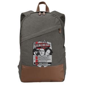 Three Stooges NYUKLEHEAD'S GARAGE  Cotton Canvas Backpack