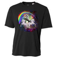 Three Unicorns Rainbow Cooling Performance Crew T-Shirt