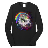 Three Unicorns Rainbow Long Sleeve Shirt