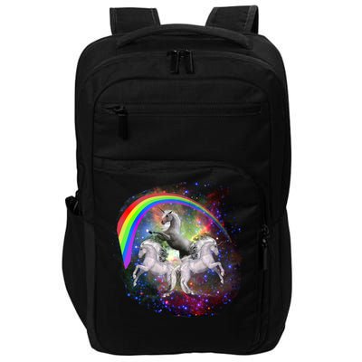 Three Unicorns Rainbow Impact Tech Backpack