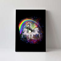 Three Unicorns Rainbow Canvas