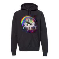 Three Unicorns Rainbow Premium Hoodie