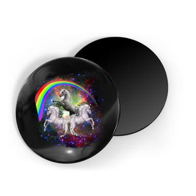 Three Unicorns Rainbow Magnet