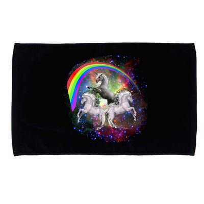 Three Unicorns Rainbow Microfiber Hand Towel