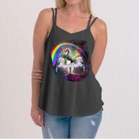 Three Unicorns Rainbow Women's Strappy Tank