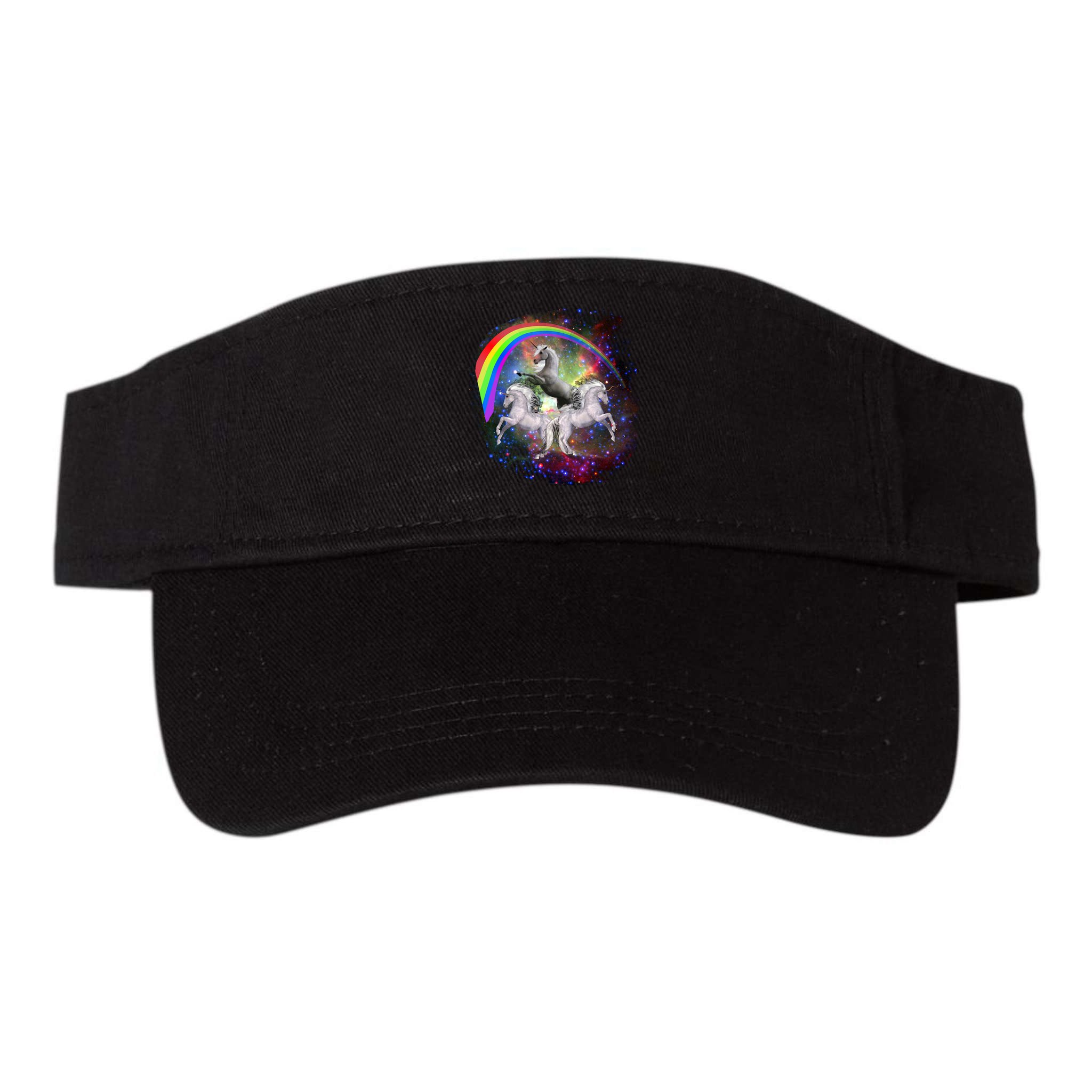 Three Unicorns Rainbow Visor