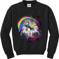 Three Unicorns Rainbow Kids Sweatshirt