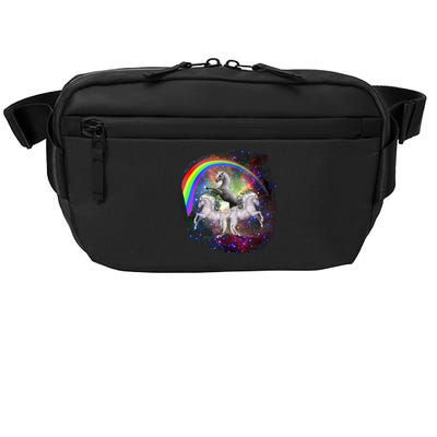 Three Unicorns Rainbow Crossbody Pack