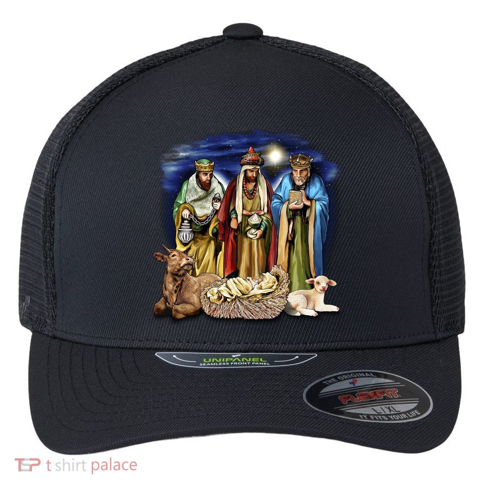 Three Wise Men Flexfit Unipanel Trucker Cap