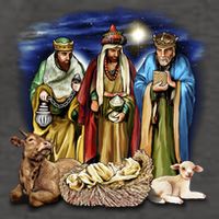 Three Wise Men Vector Backpack