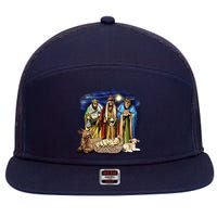 Three Wise Men 7 Panel Mesh Trucker Snapback Hat