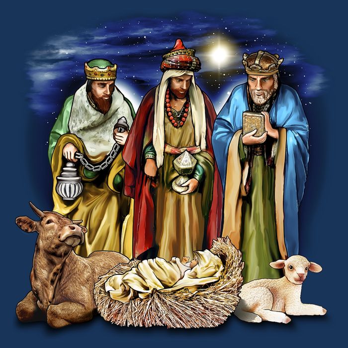 Three Wise Men 7-Panel Snapback Hat